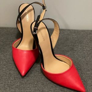 Red and Black Heel